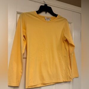 Talbots Yellow Long Sleeve Tee